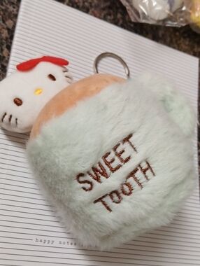 #HelloKitty Sweet Tooth Plush #Keychain - Mint